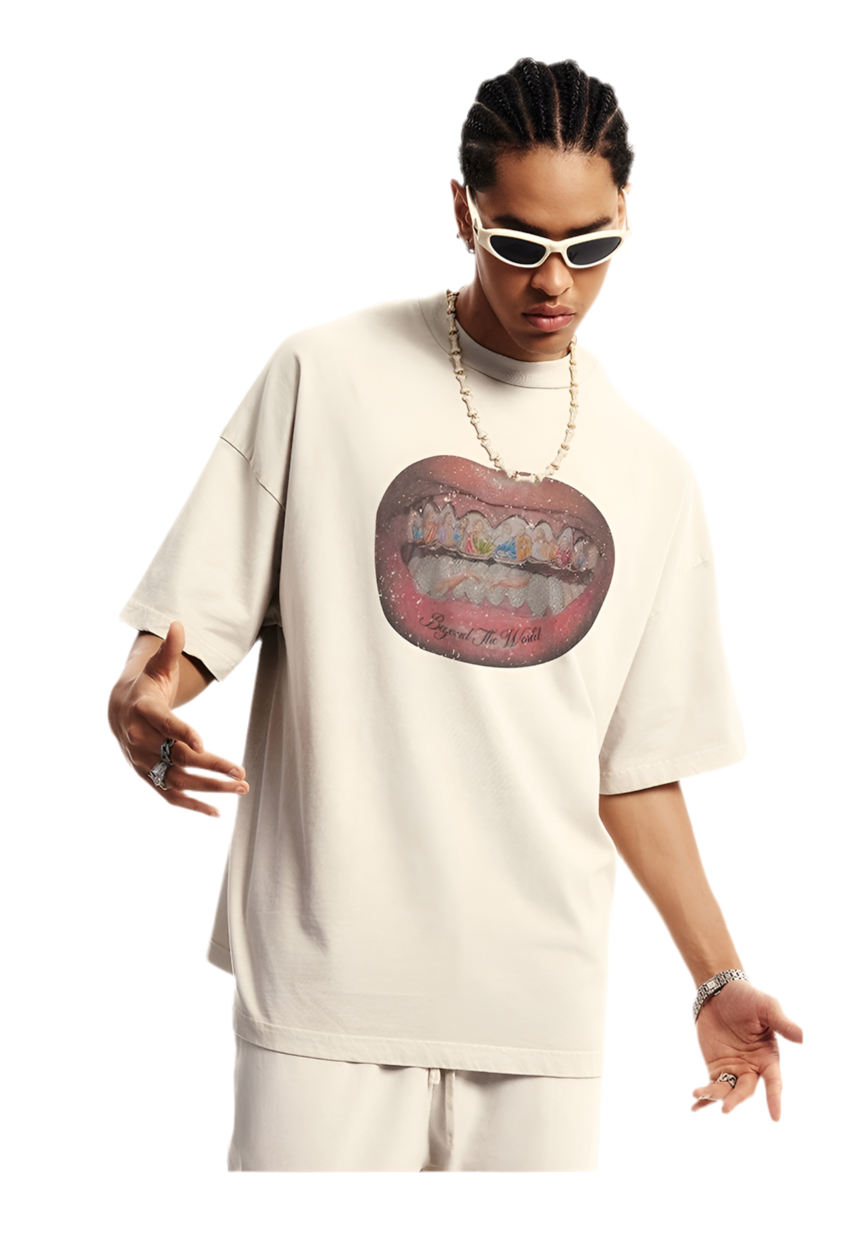 Retro Graffiti High Tee
