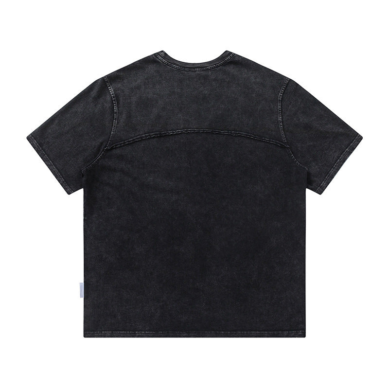 Burnt Stitch Tee Stitched for the Streets.