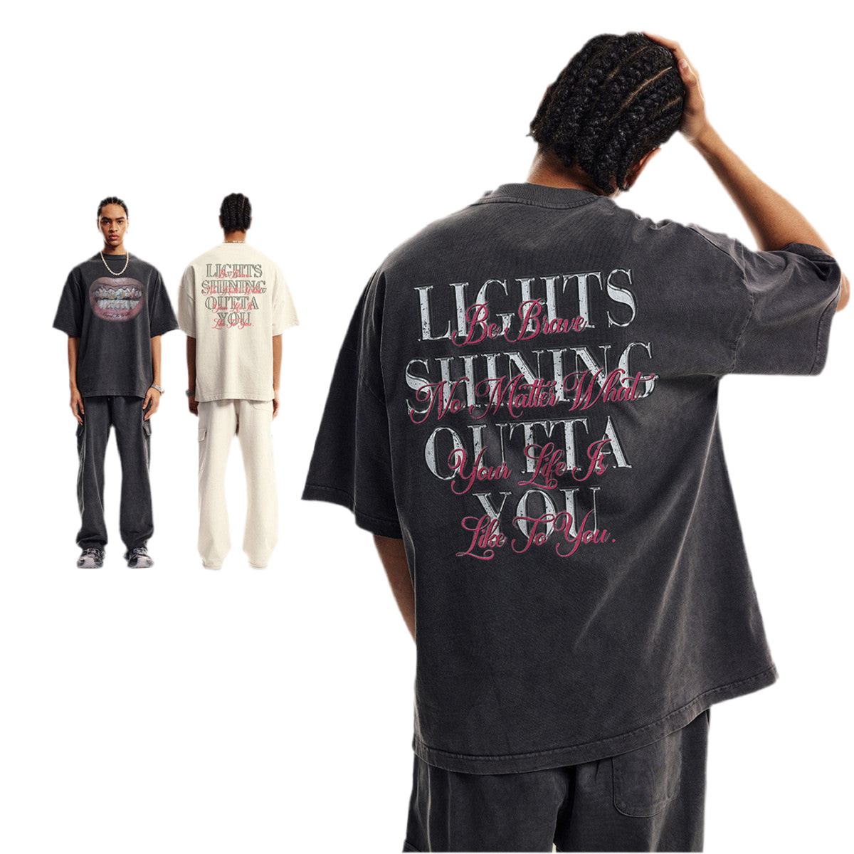 Retro Graffiti High Tee