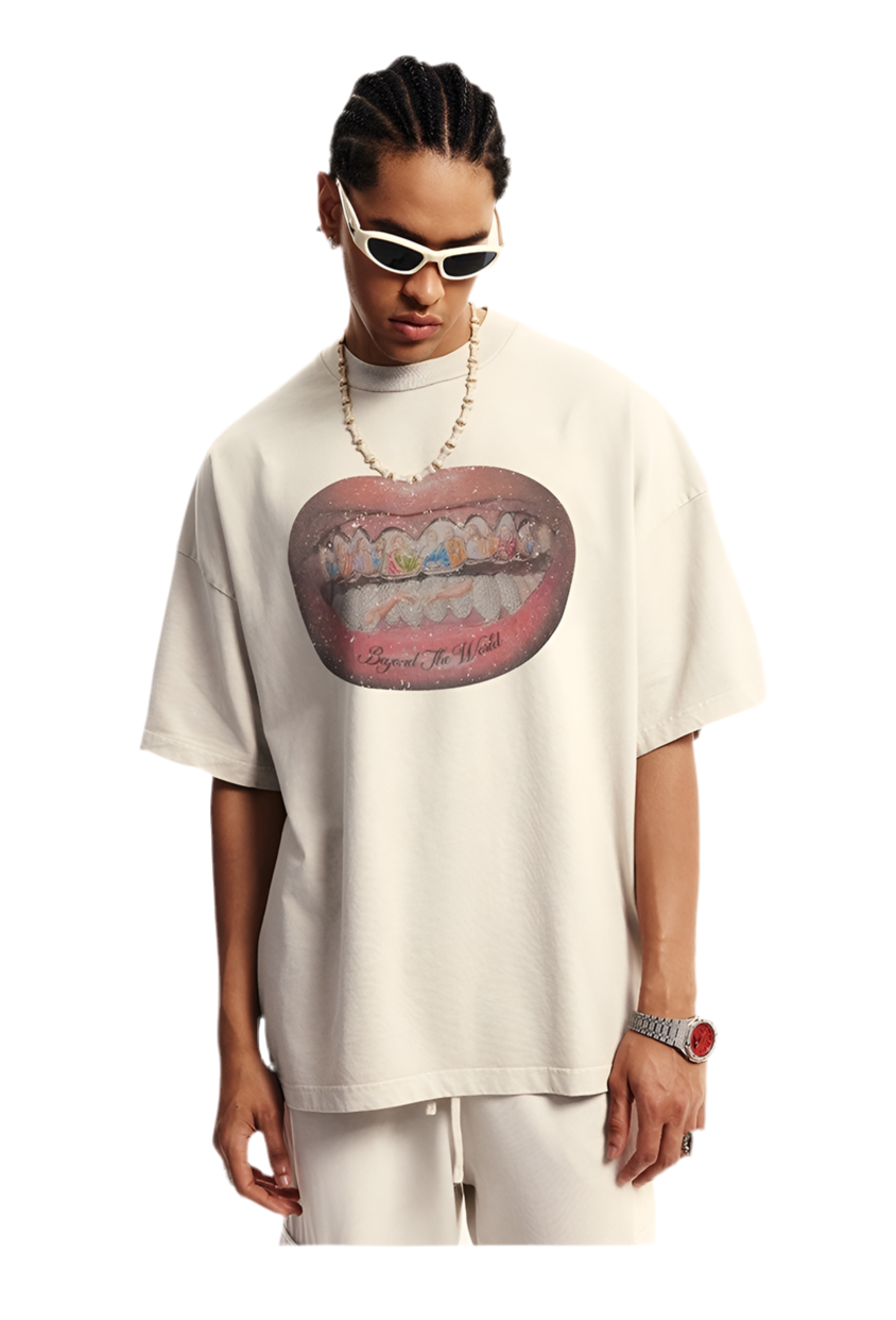 Retro Graffiti High Tee