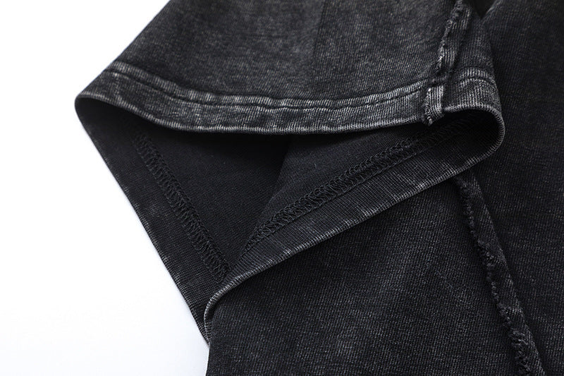 Burnt Stitch Tee Stitched for the Streets.