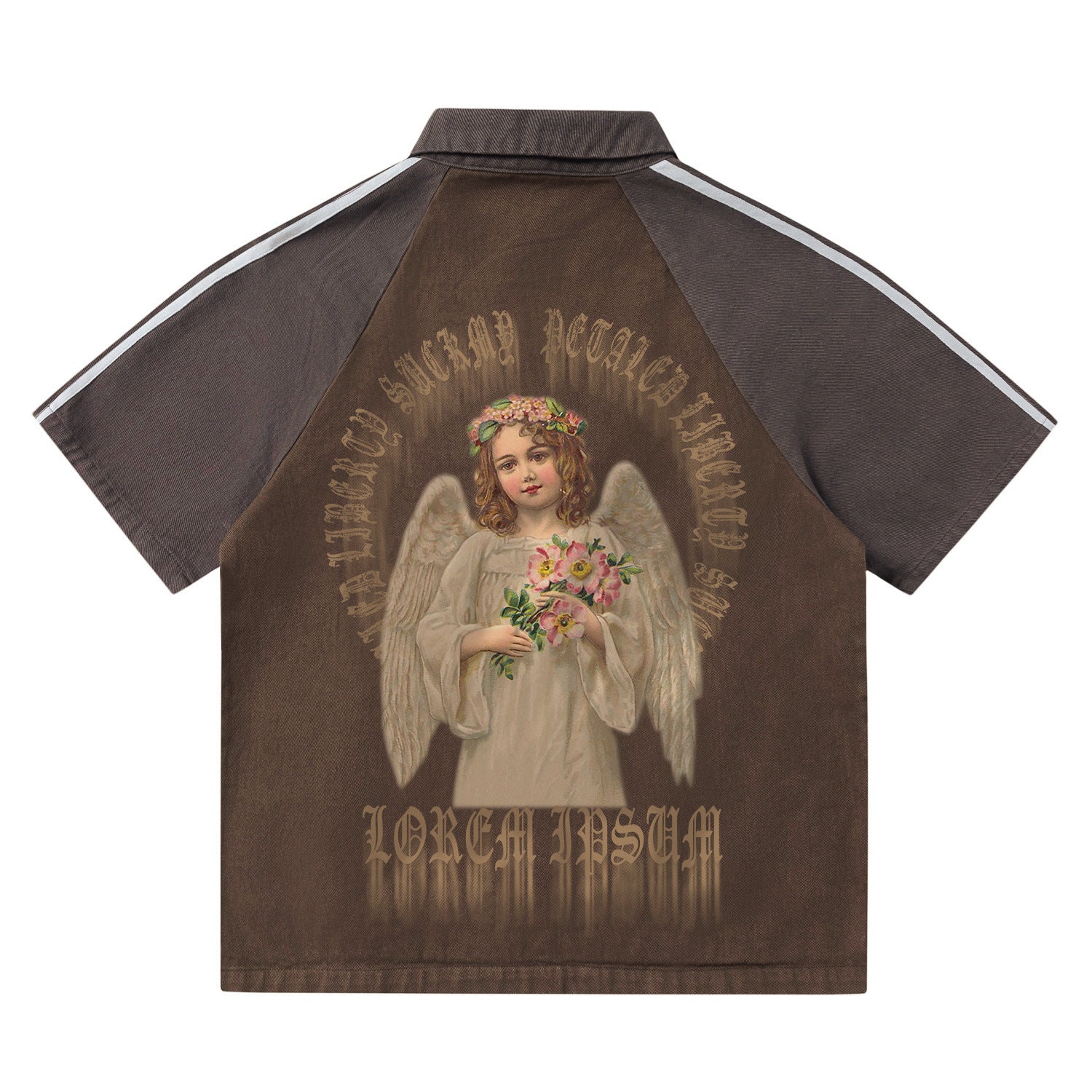 Heaven League Zip-Up Star Track Tee