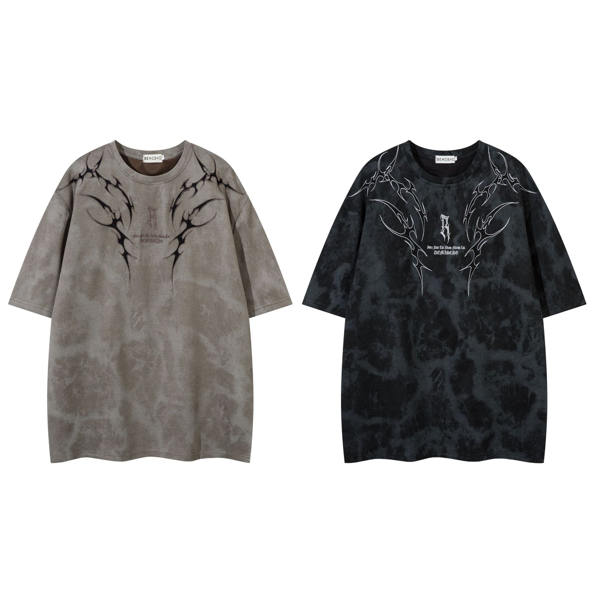 Veilgraphic Flame Script in Washed Tee