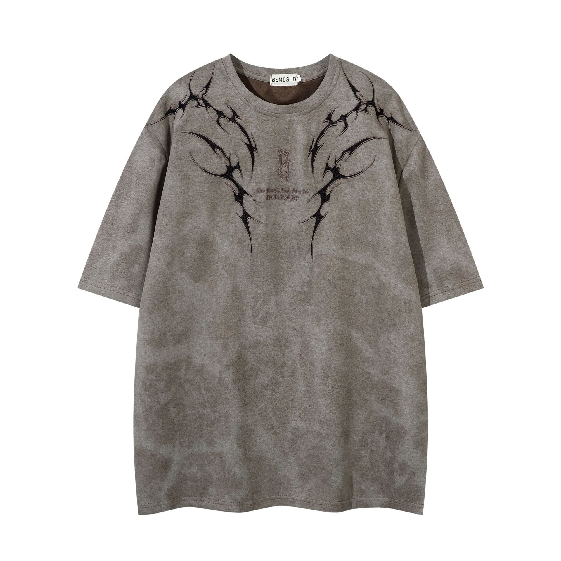 Veilgraphic Flame Script in Washed Tee